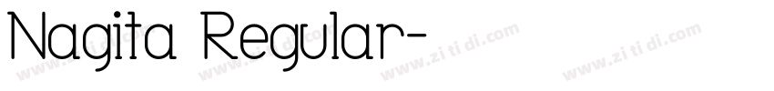 Nagita Regular字体转换